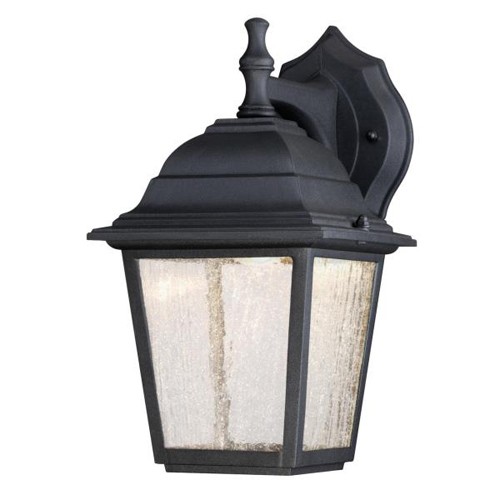 Westinghouse Black Seeded Glass Led Outdoor Wall Light 58 80 64001 Textured Black Seeded Glass Led Outdoor Wall Light