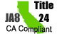 CA Title 24 / JA8 Compliant